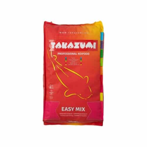 Takazumi EasyMix koi food pellets with floating and sinking mix for koi ponds