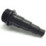 Threaded black stepped hose tail fitting for flexible pond pipe connections