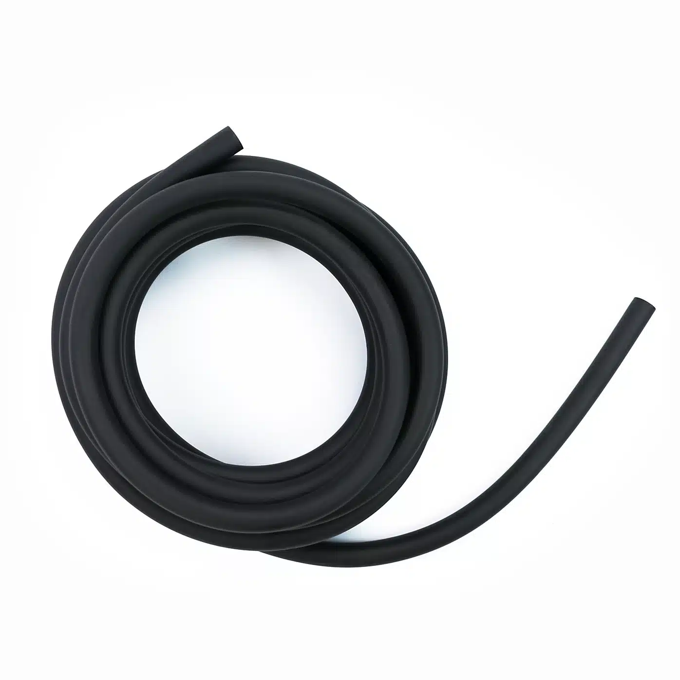 Rolled length of black Air Aqua weighted sinking airline for pond air pumps, air stones and diffusers