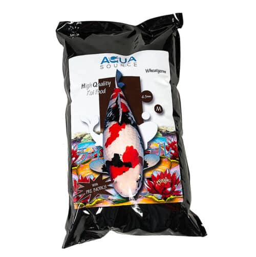 Aqua Source Wheatgerm Koi Food for winter feeding cold water digestion and year-round koi health