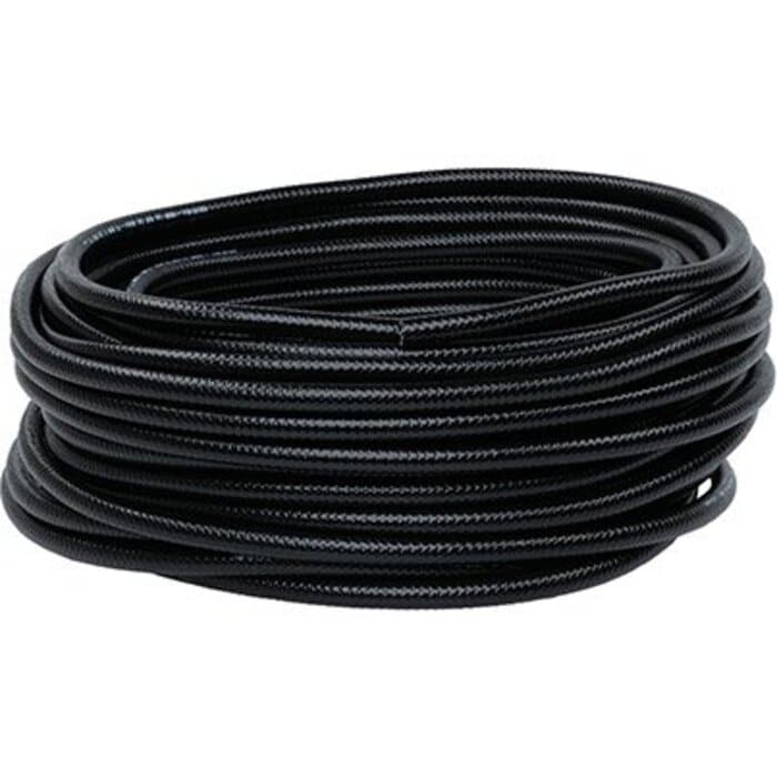 Black Braided Airline reinforced PVC air hose for pond aeration and air pump systems