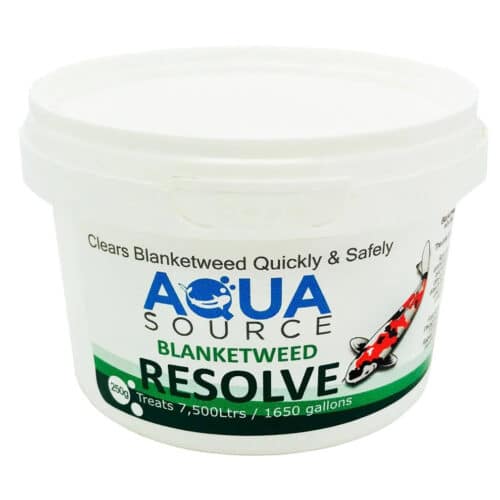Blanket Weed Resolve fast acting blanket weed treatment for koi ponds and ornamental ponds