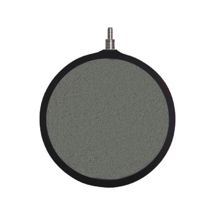 Ceramic Flat Air Discs producing fine bubbles for pond aeration and oxygenation systems