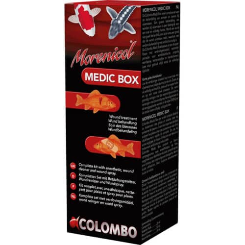 Colombo Medic Box fish wound care kit for koi and ornamental fish treatment