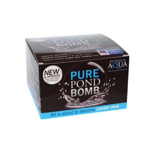 Evolution Aqua Pure Pond Bomb live bacteria treatment for koi pond water clarity