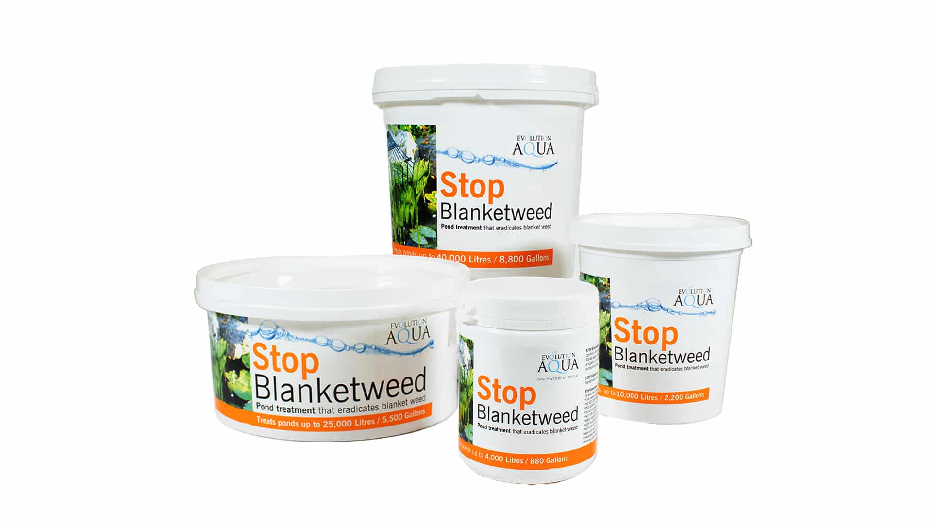 Evolution Aqua Stop Blanketweed algae treatment powder for koi and garden ponds
