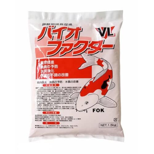 FOK Bio Factor VL koi pond conditioner for water clarity, fish growth and blanketweed reduction