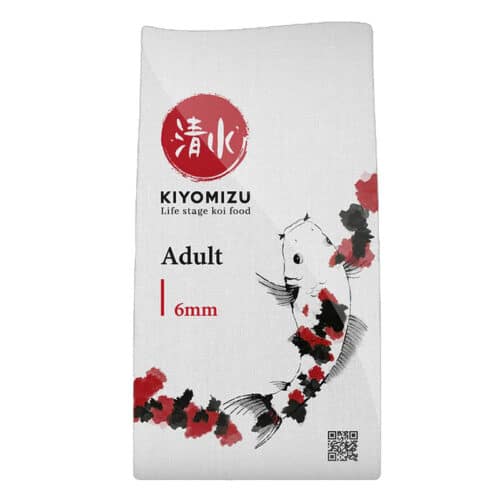 Kiyomizu Adult koi food pellets for adult koi development, body shaping, colour enhancement and pond water quality support