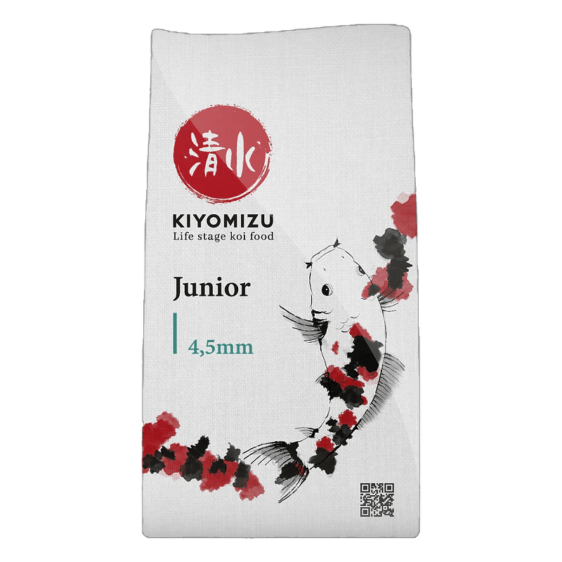 Kiyomizu Junior koi food pellets for young koi growth and development