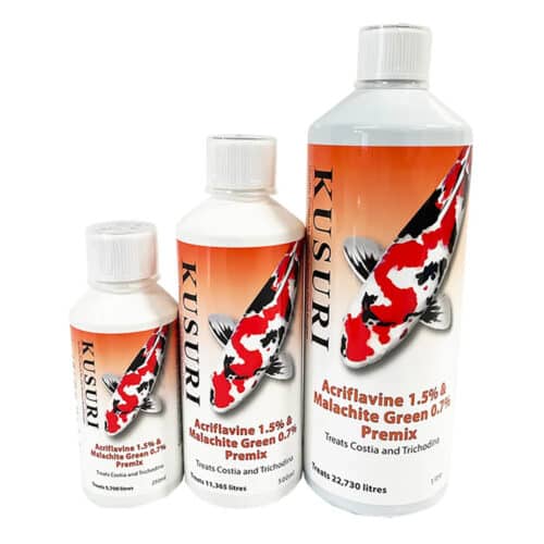 Kusuri Acriflavine Malachite Green Premix koi pond parasite treatment