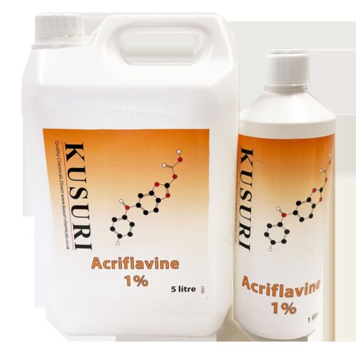 Kusuri Acriflavine 1% fish treatment for bacterial and fungal infections in koi ponds