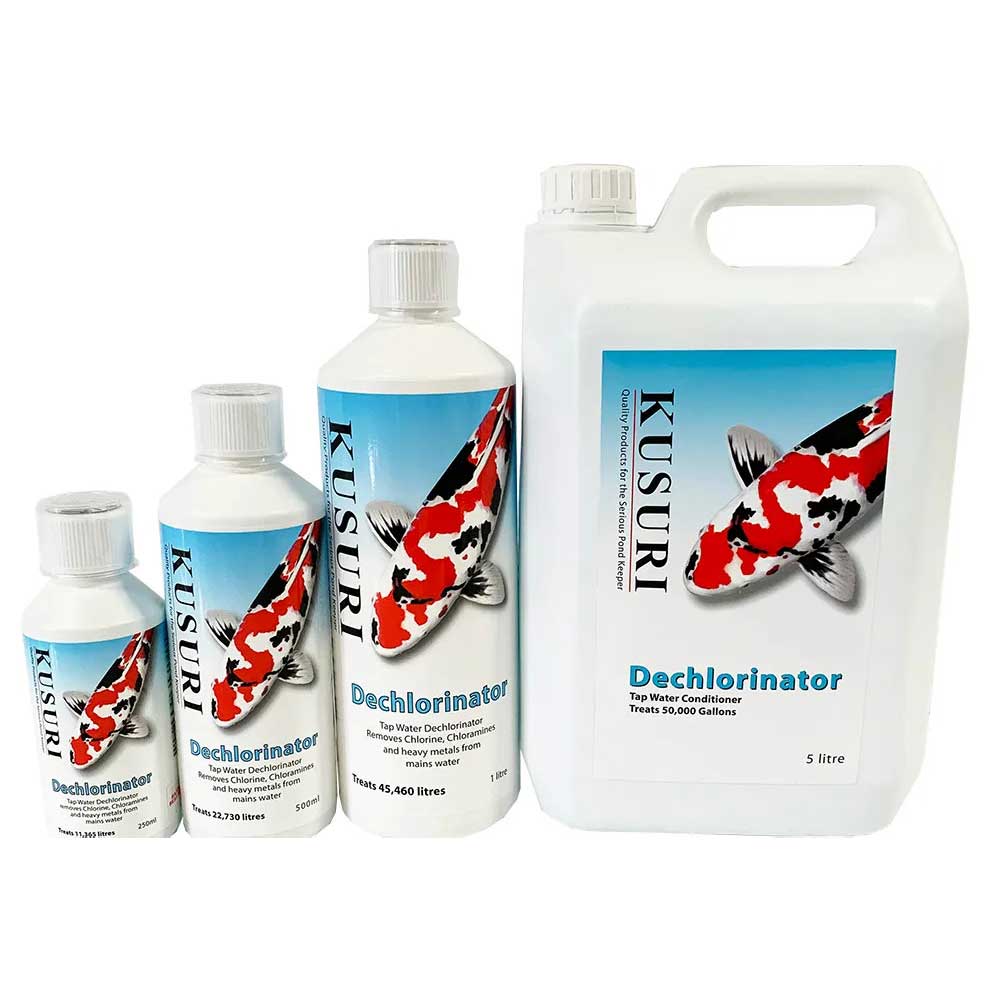 Kusuri Dechlorinator fast acting water conditioner for koi and ornamental ponds
