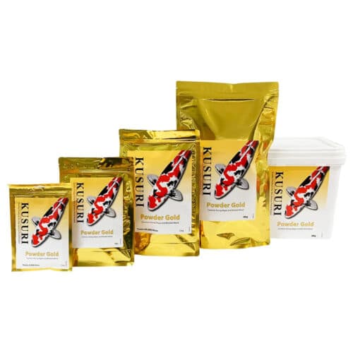 Kusuri Powder Gold algae control treatment for garden and ornamental ponds