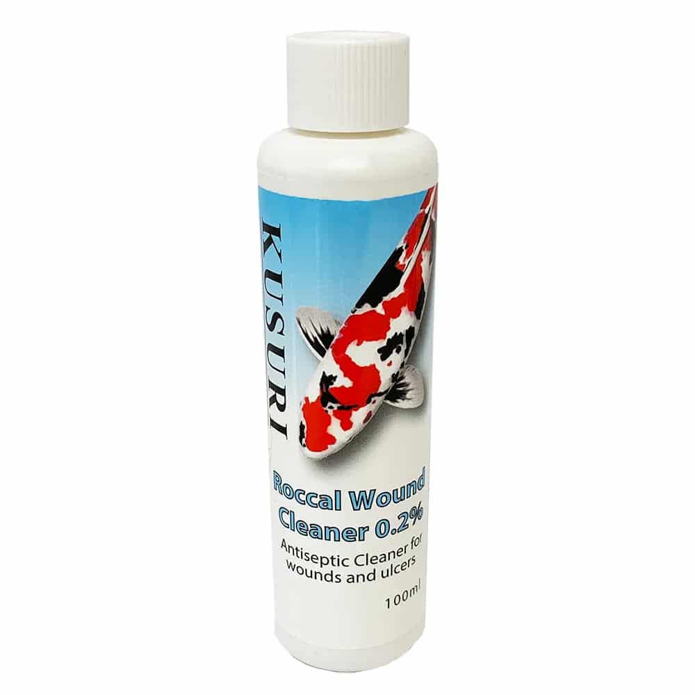 Kusuri Roccal Wound Cleaner topical antiseptic for koi and ornamental fish wounds
