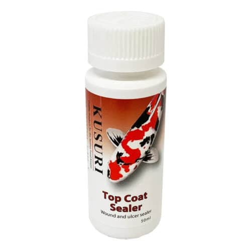 Kusuri Top Coat Sealer antibacterial fish wound protection for koi and ornamental fish