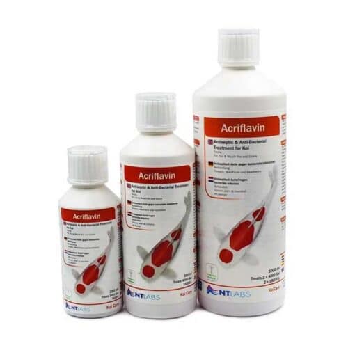 NT Labs Acriflavin liquid for koi and ornamental fish bacterial treatment
