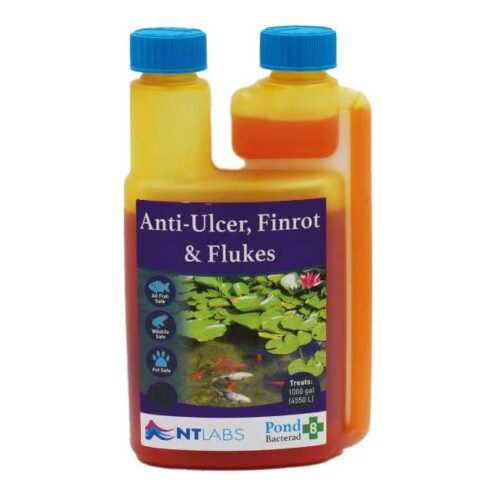 NT Labs Anti-Ulcer, Finrot & Flukes Bacterad for pond fish