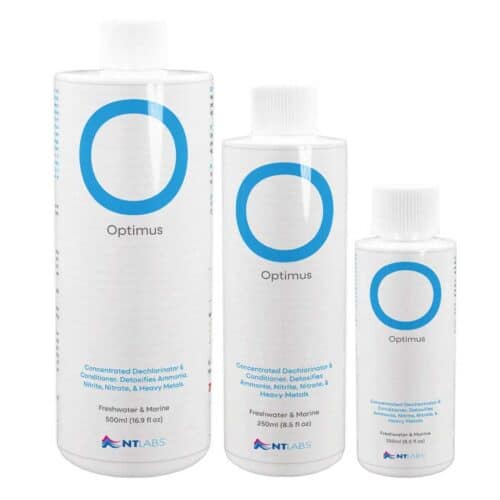 NT Labs Optimus concentrated aquarium water dechlorinator and conditioner