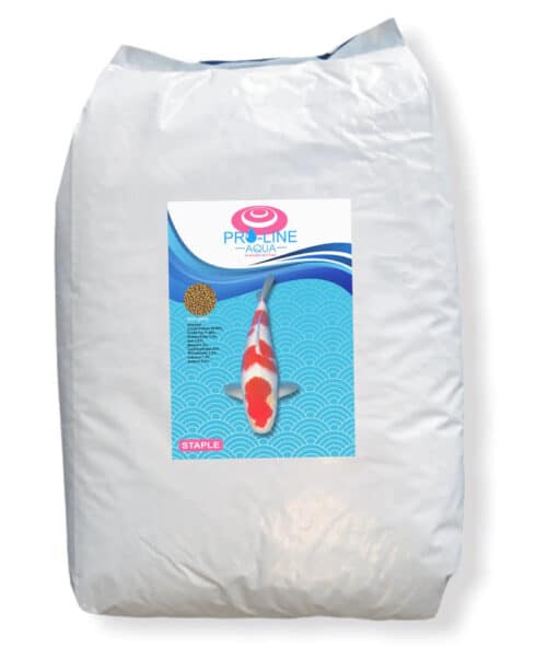 Pro Line Aqua Staple 15kg 3mm daily koi food for healthy pond fish growth and vitality