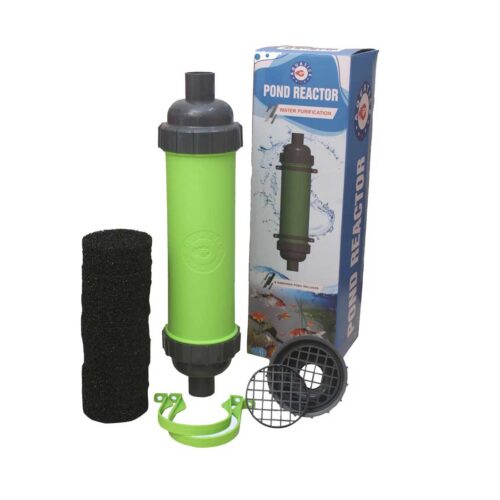 RP Aquatics Pond Reactor inline pond filtration system with ammonia removal pods and water polishing sponges