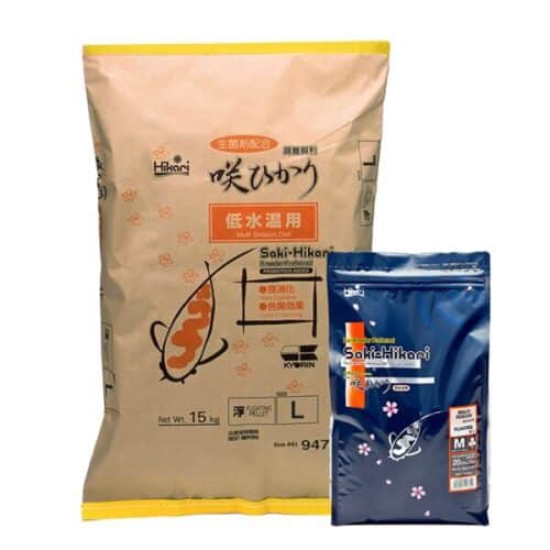 Saki-Hikari Multi Season probiotic koi food for year-round feeding