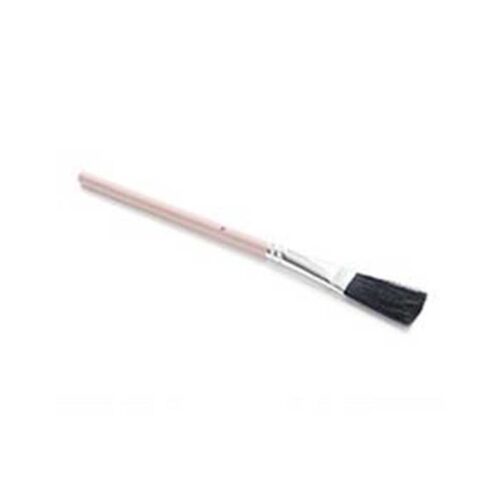 1/2 inch Glue Brush with natural black bristles, aluminium ferrule, and wooden dowel handle for adhesives, pastes, and spirit glue applications