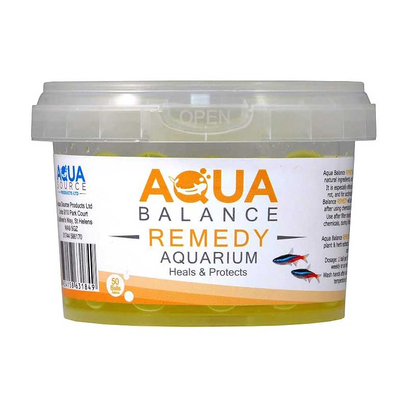 Aqua Balance Remedy Aquarium natural fish treatment for ulcers, fin rot, and recovery
