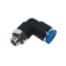 Aqua Source 3/8 inch BSP male elbow fitting for compatible 12mm pond air hose