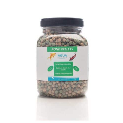 Aqua Source Value Pond Pellets 1kg floating food for koi, goldfish, and ornamental pond fish with spirulina and Vitamin C