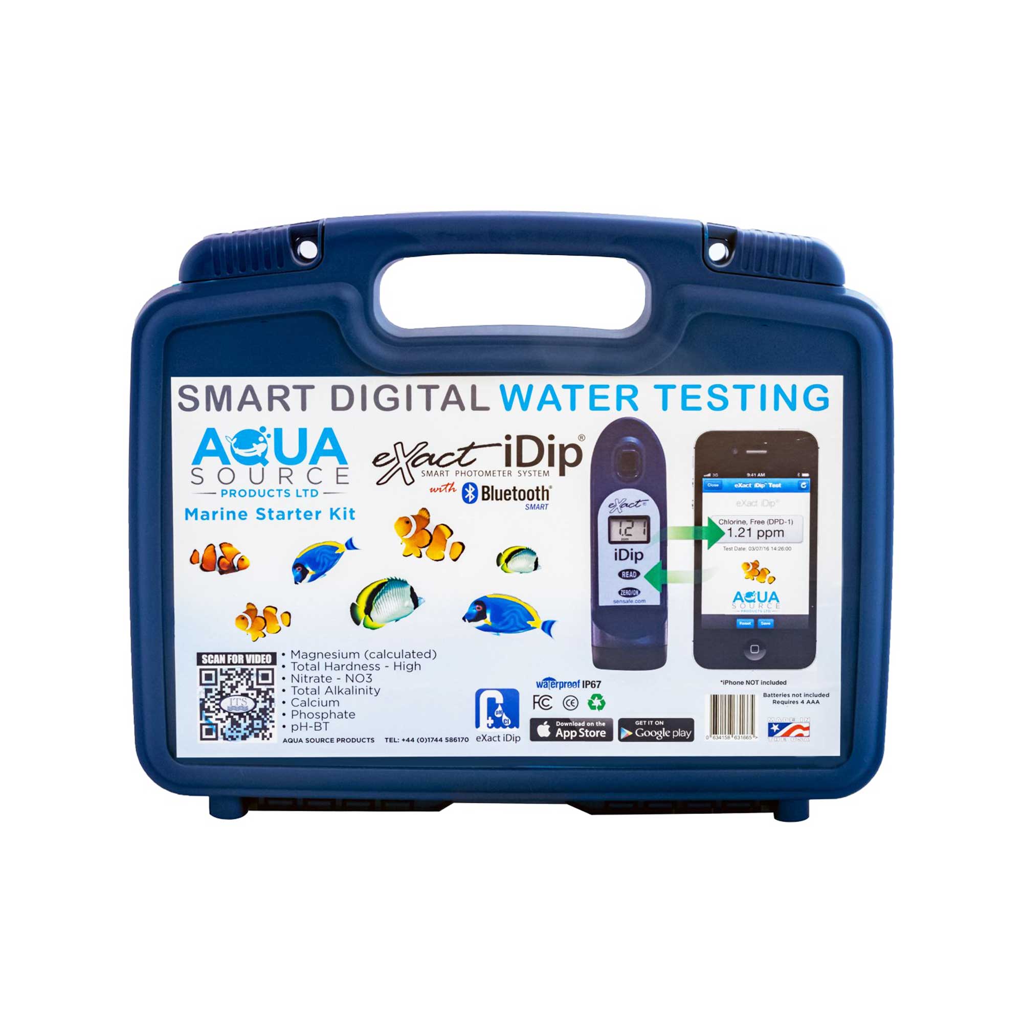 Exact iDIP Custom Koi Kit smart photometer water testing system for koi ponds and water quality monitoring