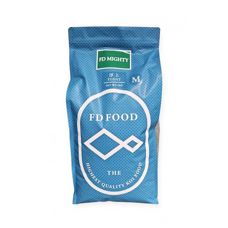 FD Mighty all-season koi food for optimal health, growth, and vibrant skin in ornamental koi