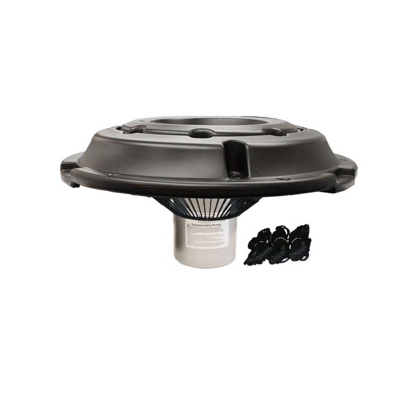 Kasco surface aerator floating pond oxygenation system increasing water circulation and oxygen levels
