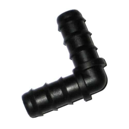 Kockney Koi 90-degree elbow barbed hose joiners for flexible pond pipe