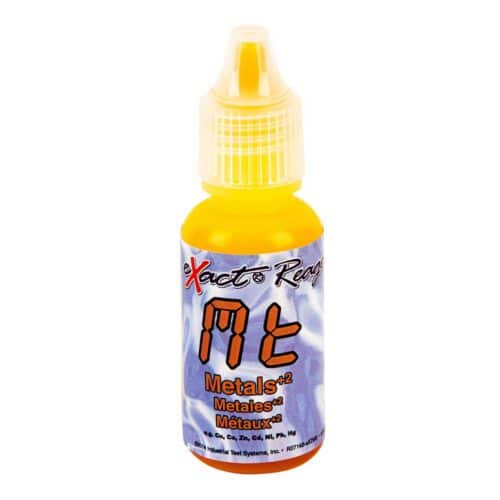 Metals water testing kit for ponds and aquariums to monitor dissolved metal levels and water quality