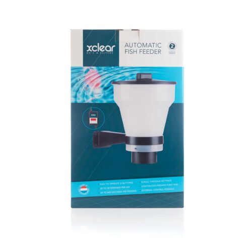 X Clear Automatic Fish Feeder programmable 3-knob controller for koi pond feeding
