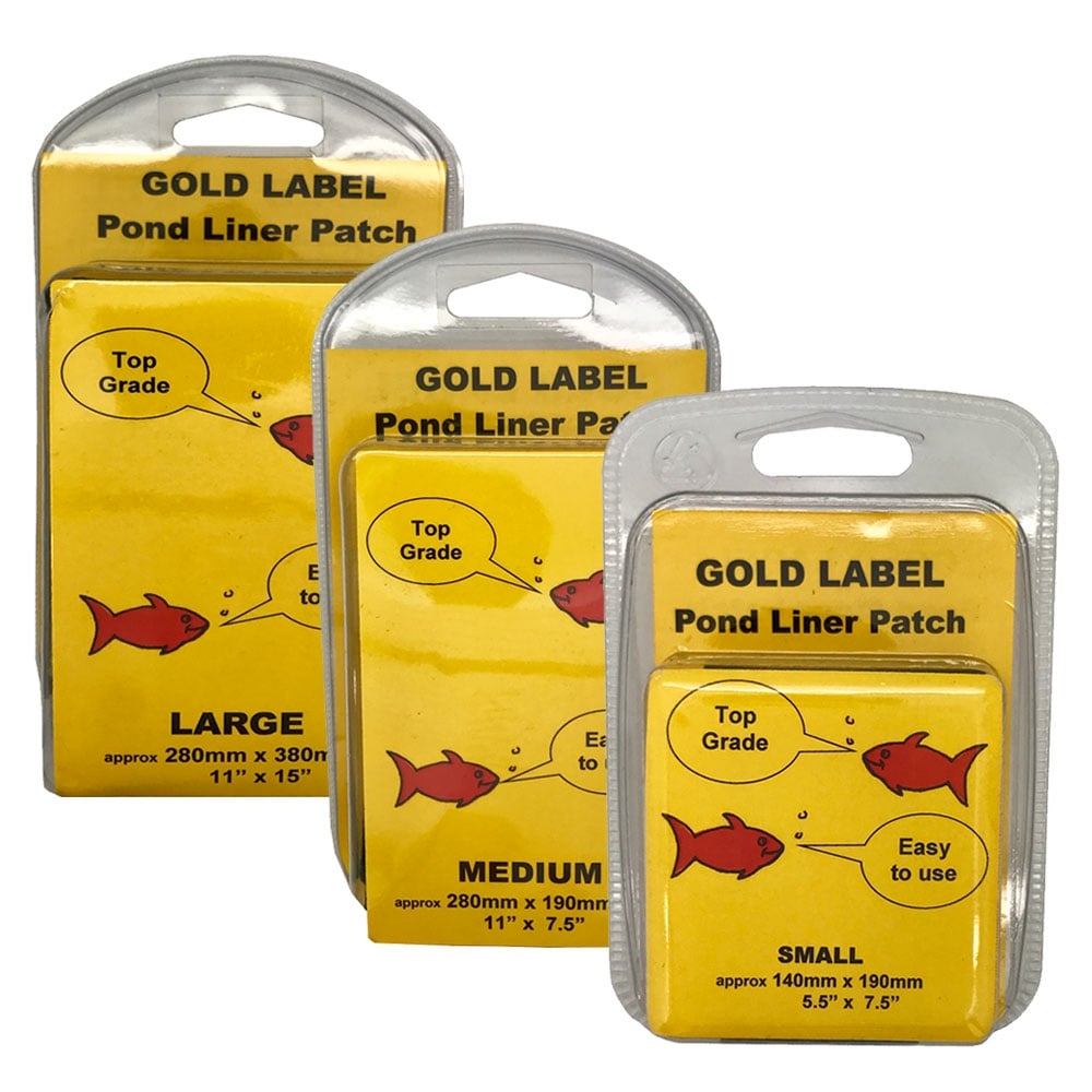 Gold Label black butyl pond liner repair patch
