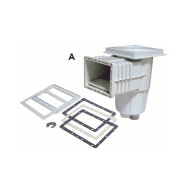 AquaForte Large PRO In-Wall Pond Skimmer – Standard Mouth