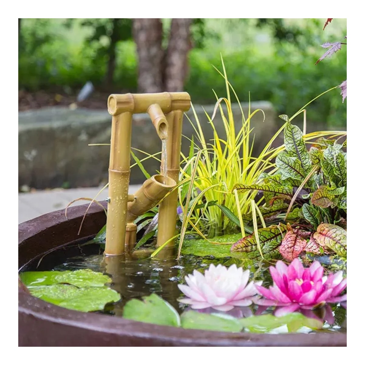 Aquascape Deer Scarer Bamboo Fountain