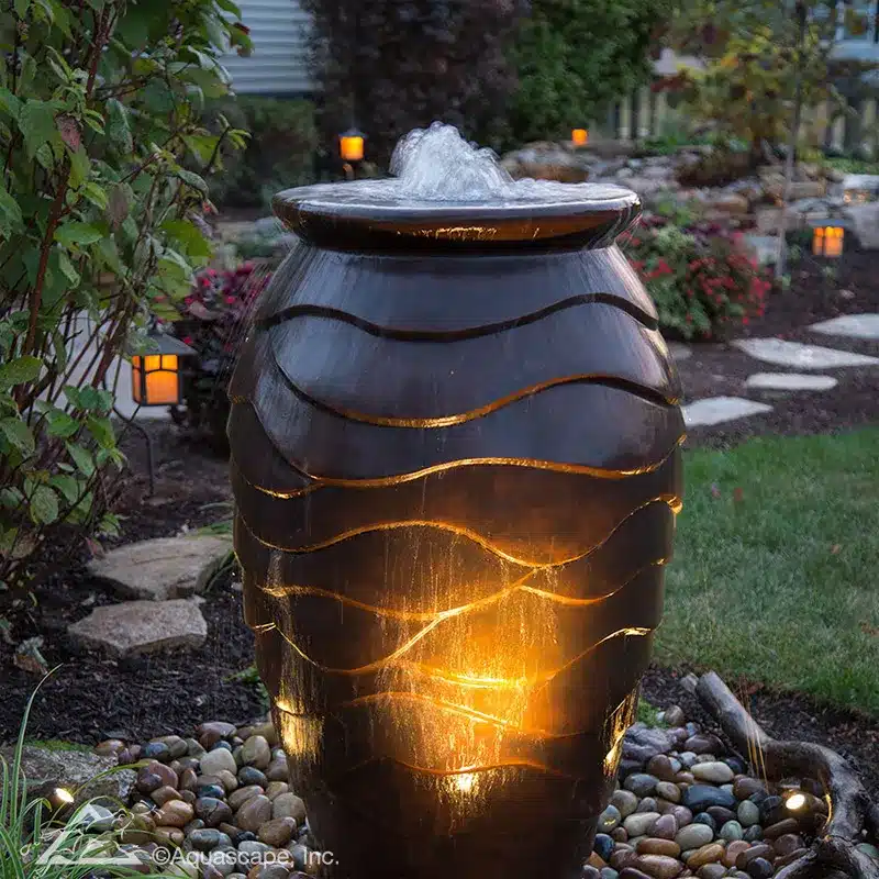 Aquascape Scalloped Urn Fountain Kit - 45" H (114 cm) official Aquascape image 2