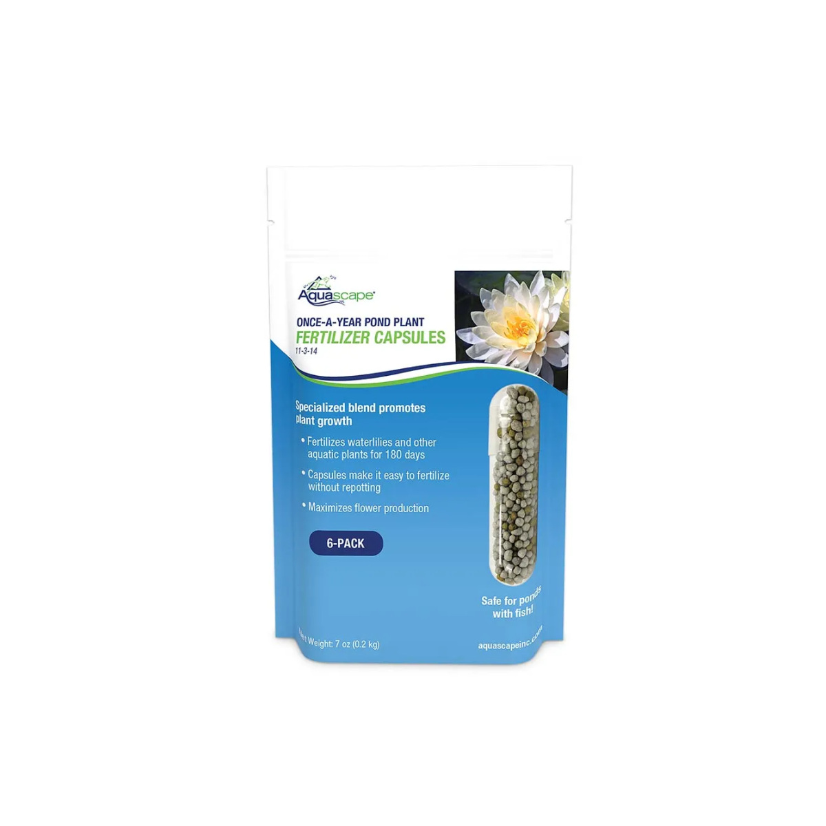 Aquascape Once-A-Year Pond Plant Fertilizer Capsules Pack of 6 - genuine Aquascape product