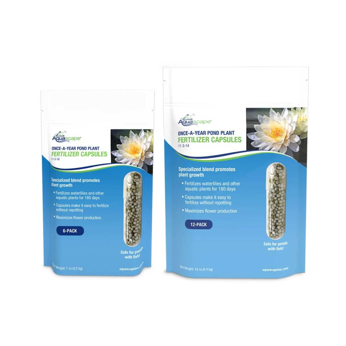 Aquascape Once-A-Year Pond Plant Fertilizer Capsules Pack of 6 - genuine Aquascape product