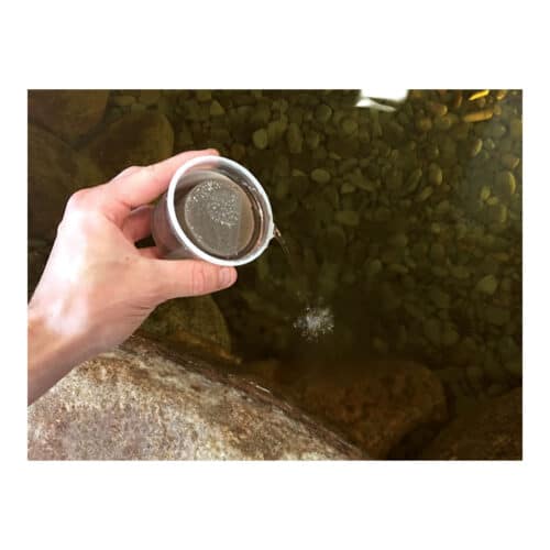 Aquascape Quickfix Pond Gummy – installed in a garden water feature