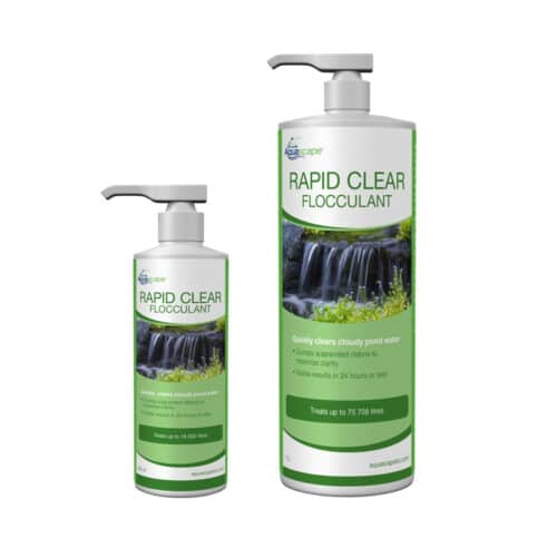 Aquascape Rapid Clear Flocculant – product range