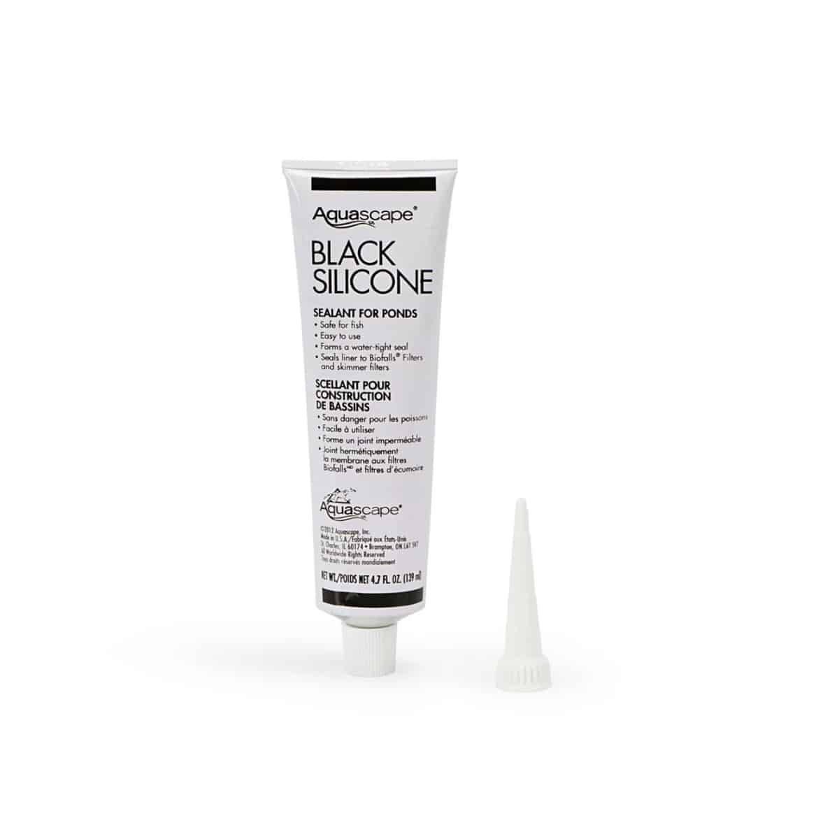 Aquascape Silicone Sealant – Black - 4.7 oz / 139 ml