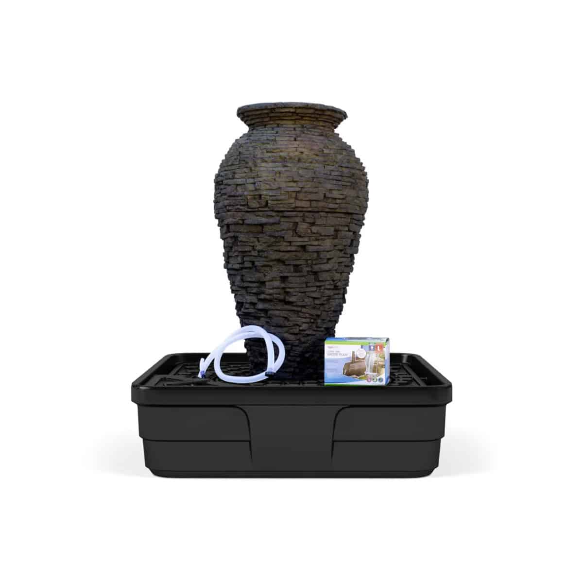 Aquascape Stacked Slate Urn Fountain Kit - 45" H (114 cm)
