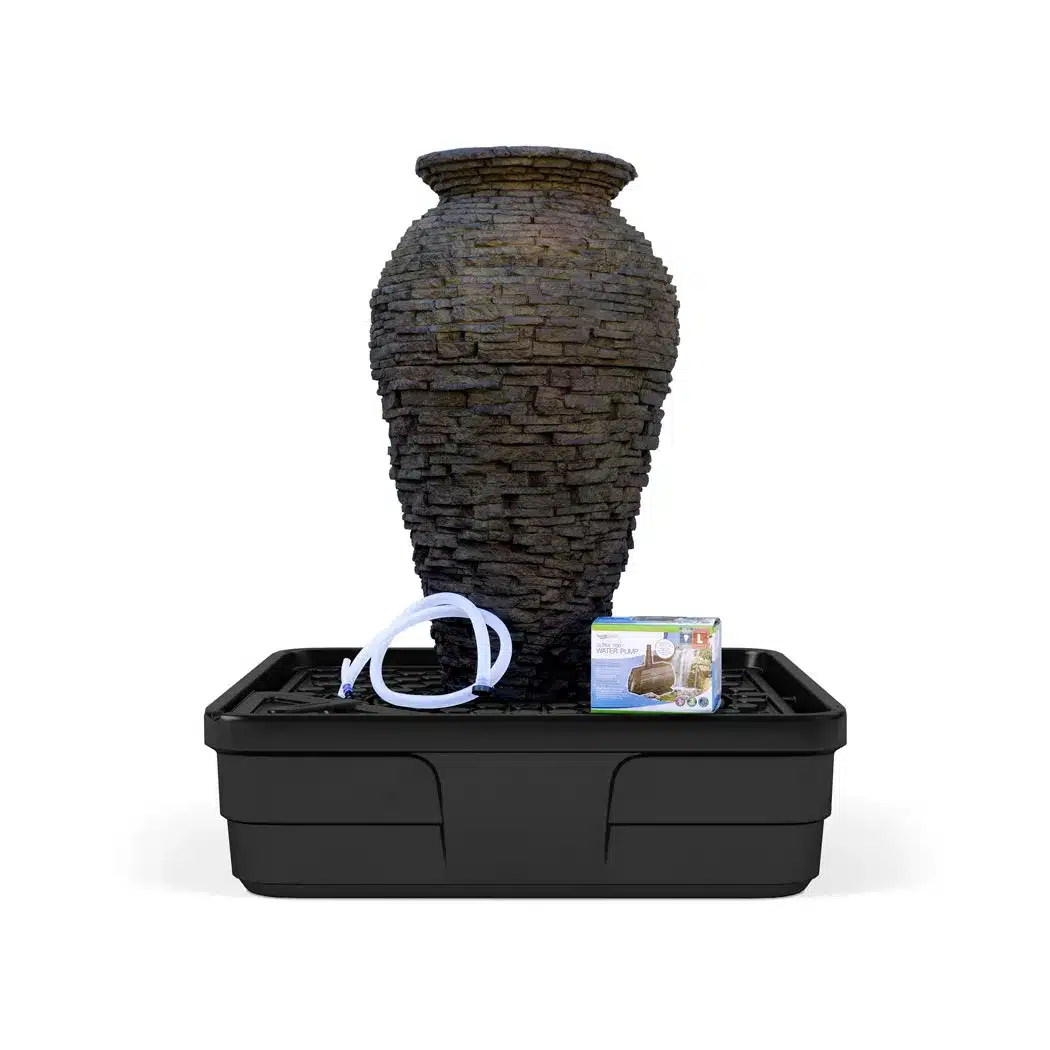 Aquascape Stacked Slate Urn - 45" H (114 cm) official Aquascape image 3