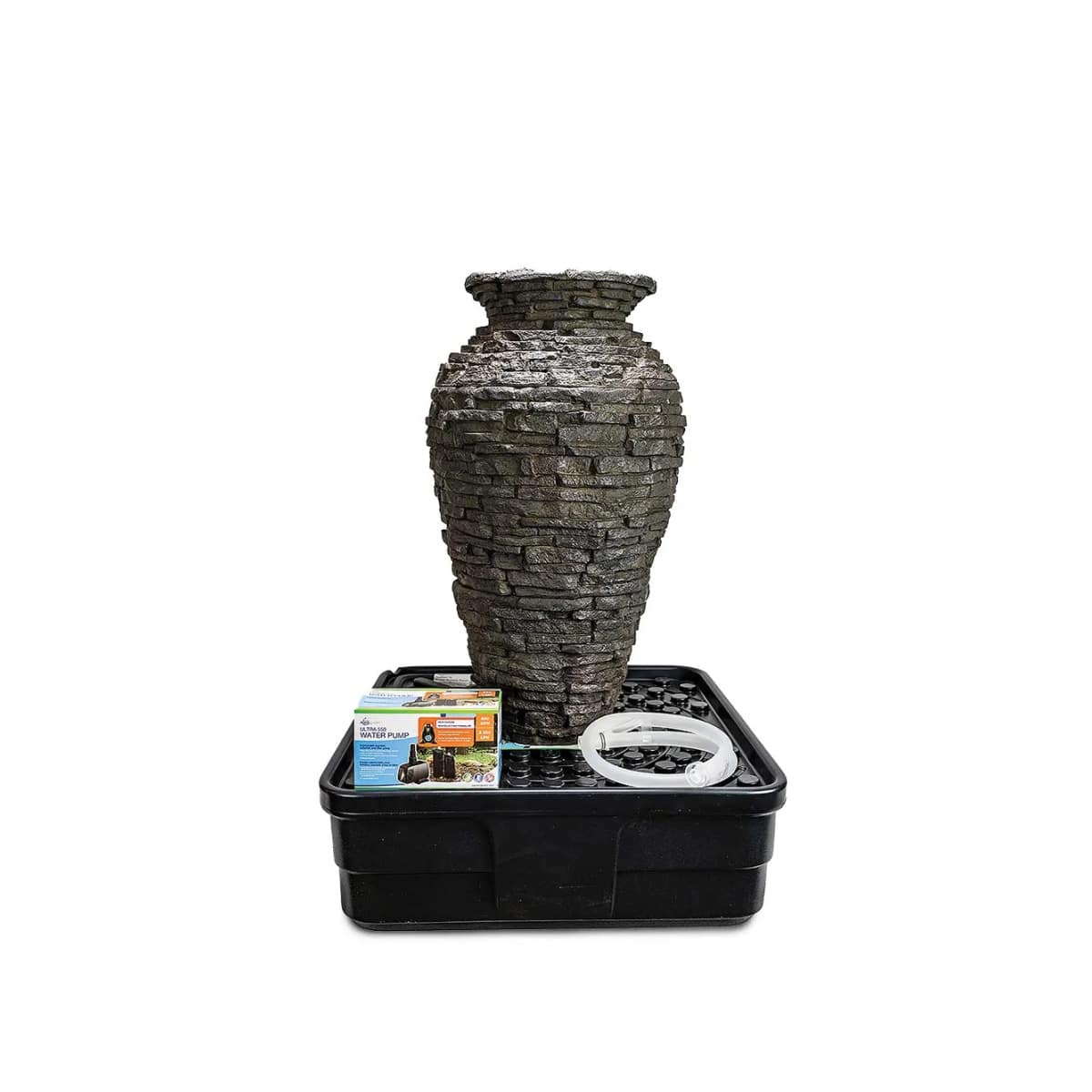 Aquascape Stacked Slate Urn Fountain Kit - 33.5" H (85 cm)