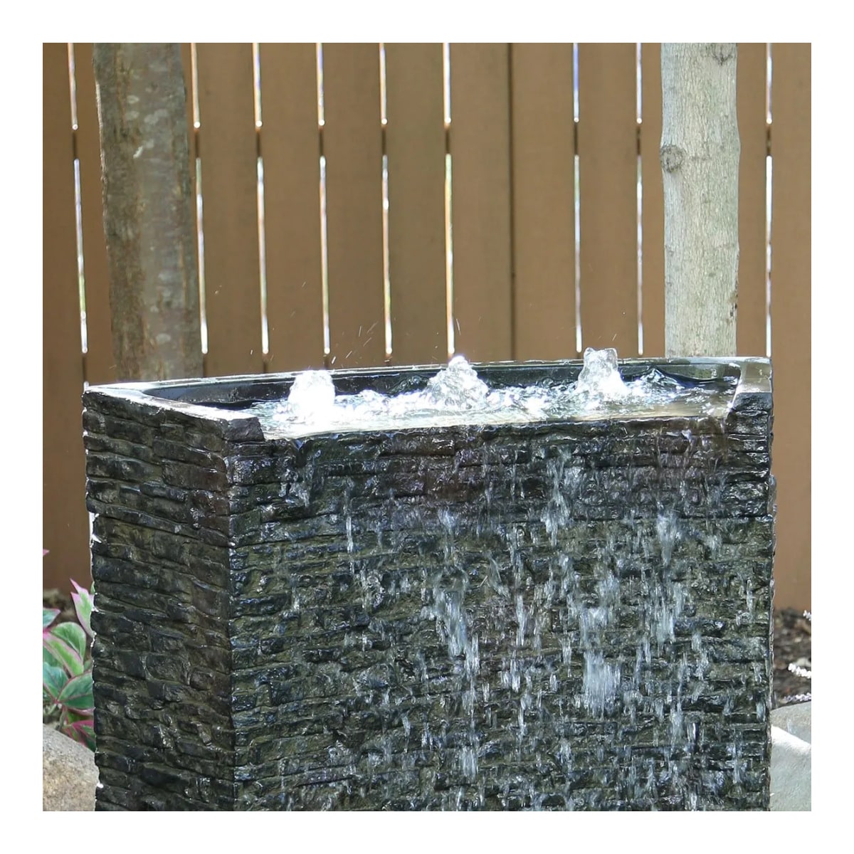 Aquascape Stacked Slate Wall Topper – Curved Front Spill