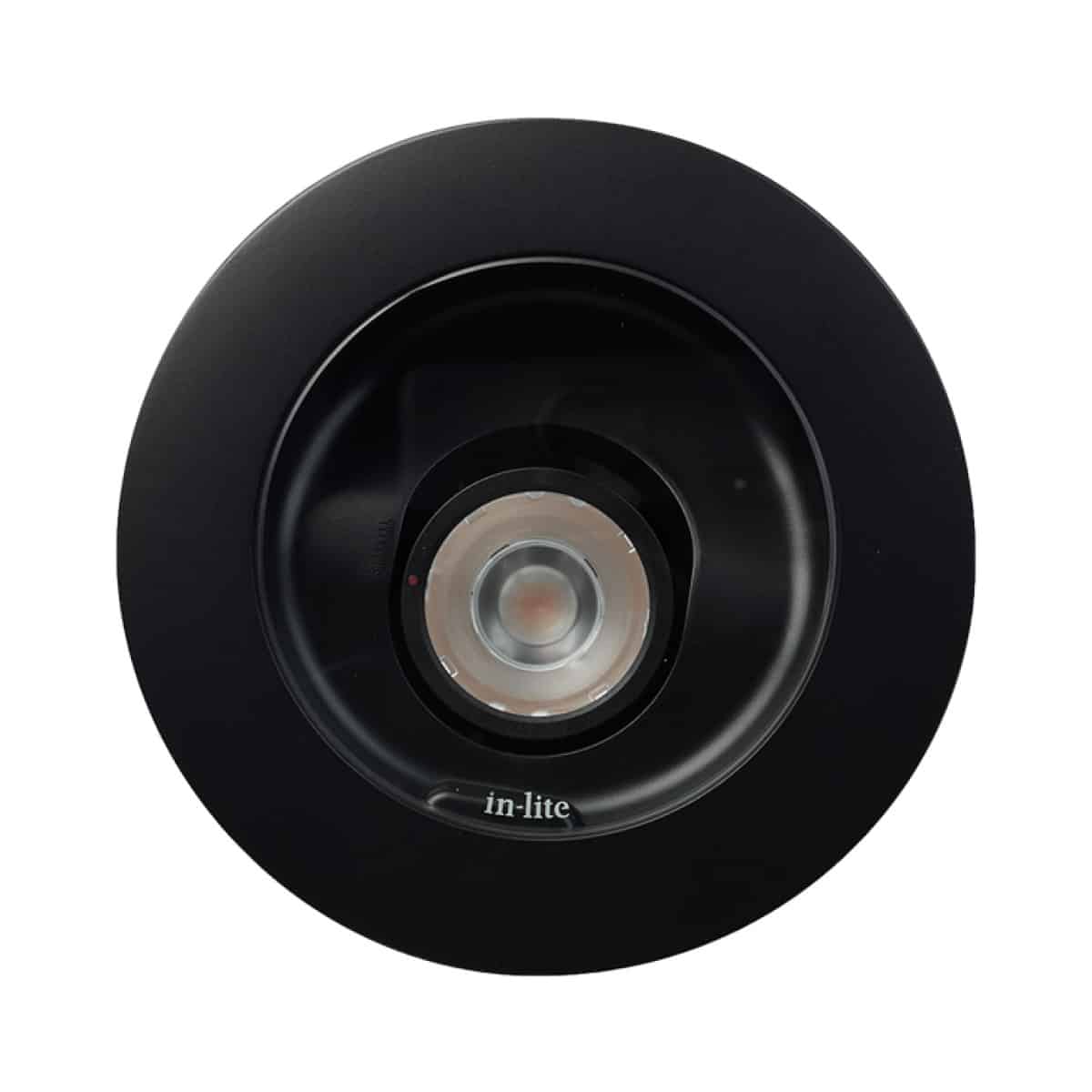 In-Lite BIG NERO NARROW 12V Tilting Recessed Uplight on a clean white background