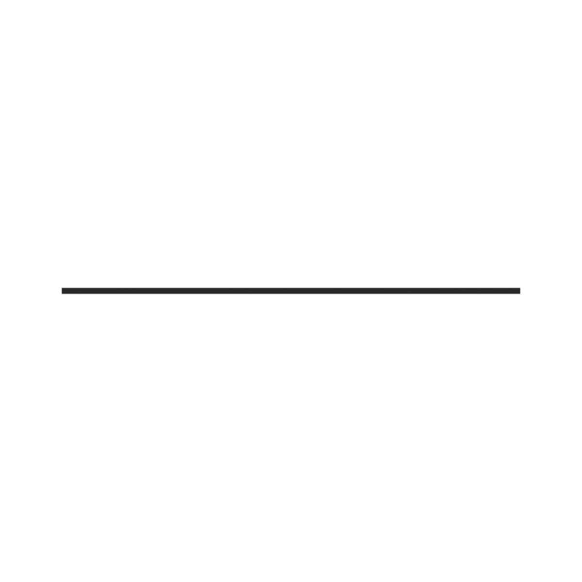 In-Lite EVO FLEX PROFILE 3 - Black, 1m on a clean white background